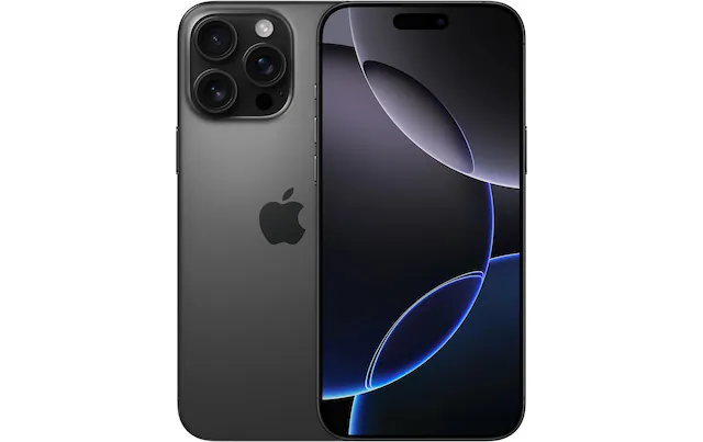 Apple Smartphone »iPhone 16 Pro Max« Titan Schwarz MYWV3QL/A