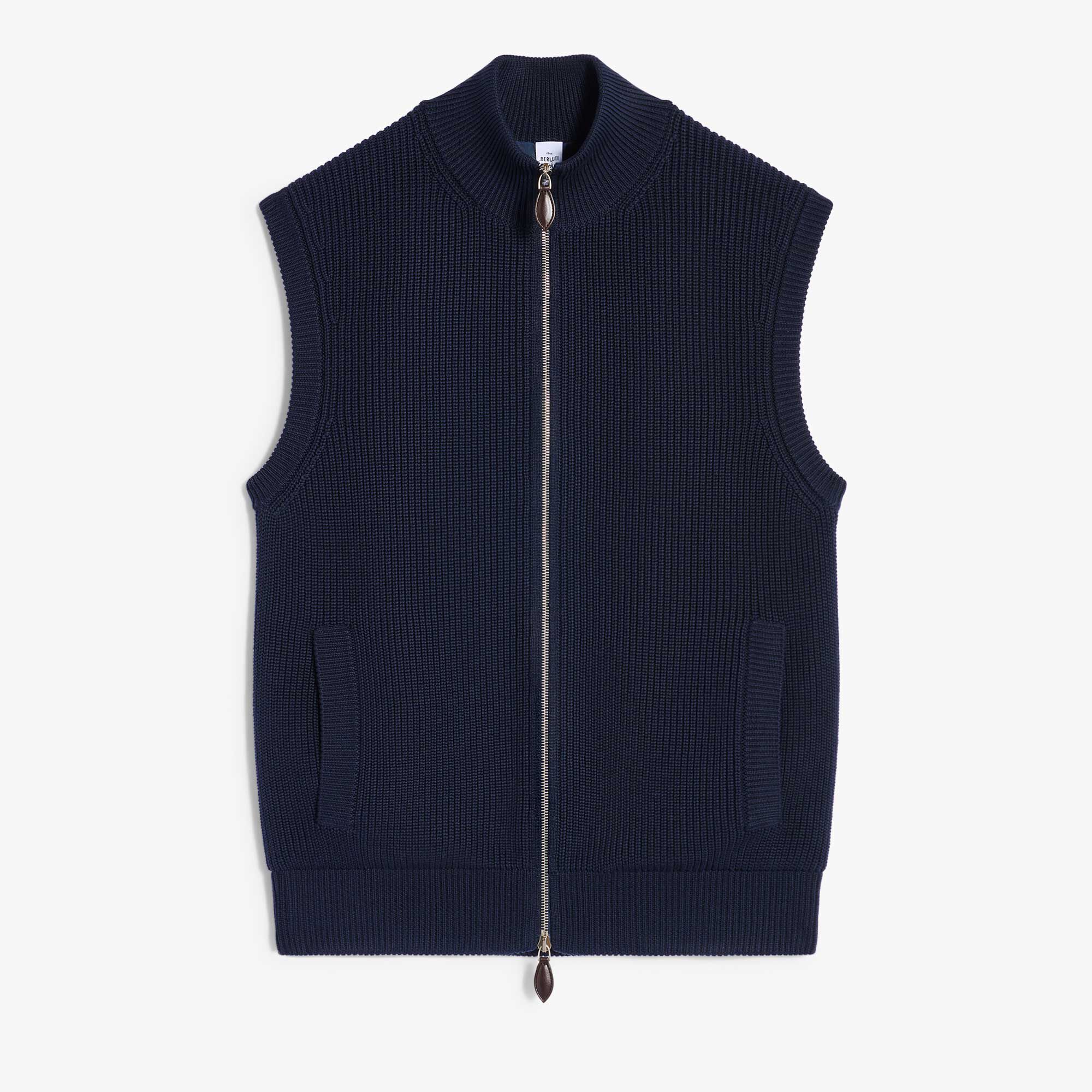 Gilet Côtes Anglaises En Coton Soie