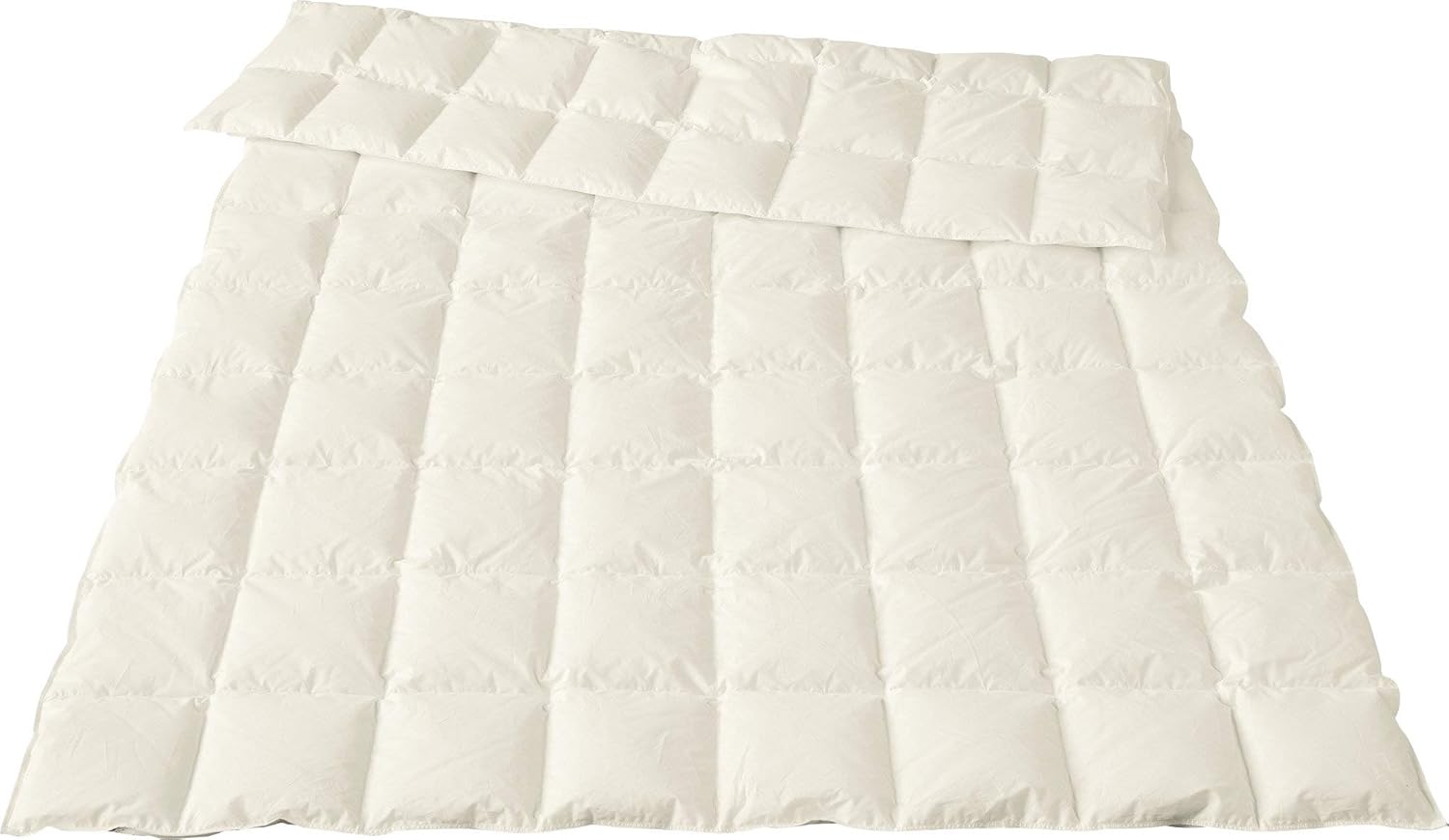 Bio Einziehdecke Plume 100% Daunen Champagner - leicht Wärmestufe 2 Größe 135x200 cm