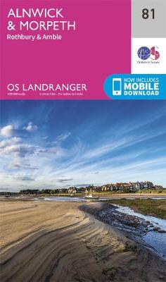 Alnwick & Morpeth - OS Landranger 81 (Sheet map, folded)