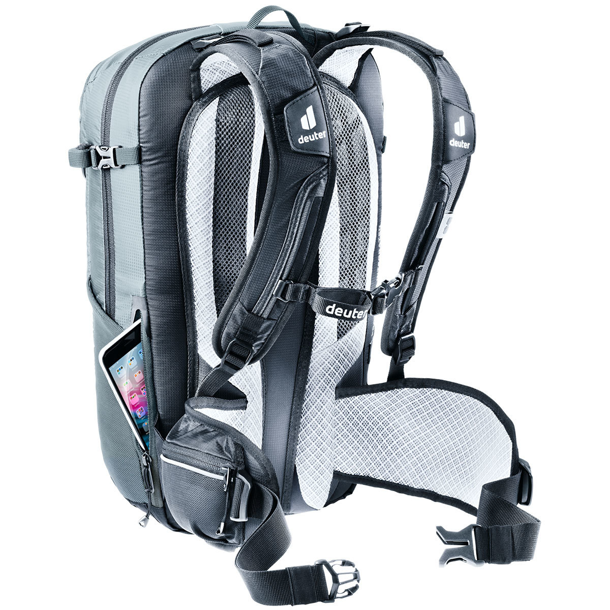 Deuter Flyt 12 SL Fietsrugzak Grijs/Zwart
