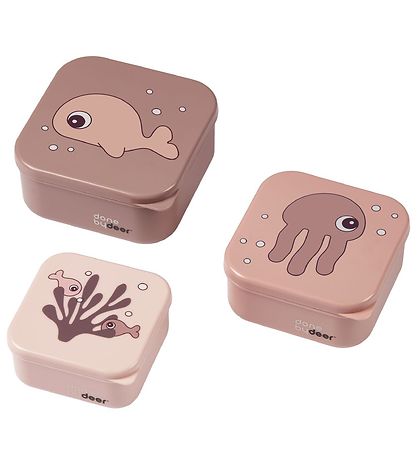 Done By Deer Snackbox - Sea Friends - 3er-Pack - Powder