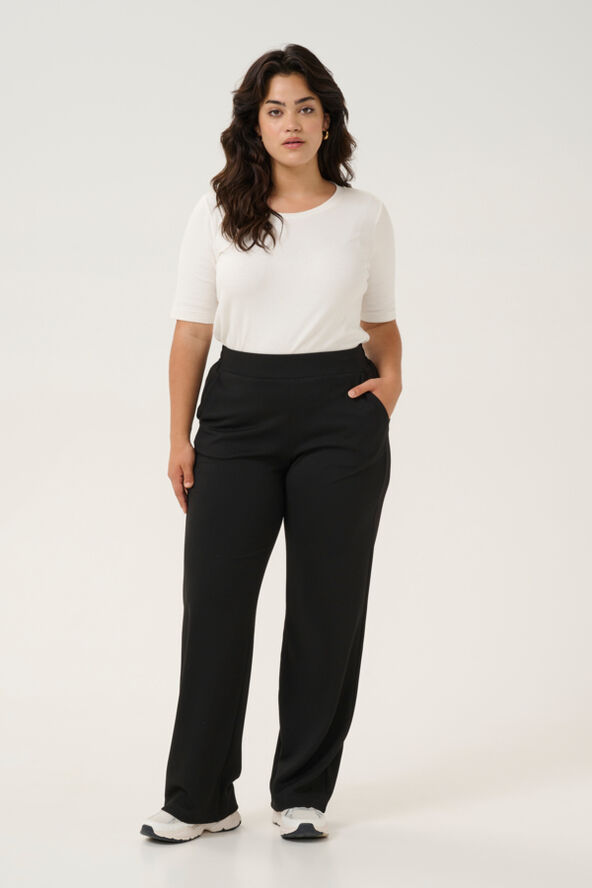 Kaffe Curve KCfrey Jersey Pants Black deep