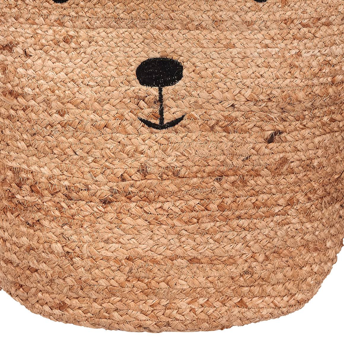 Großer Deko-Korb mit Henkeln natur