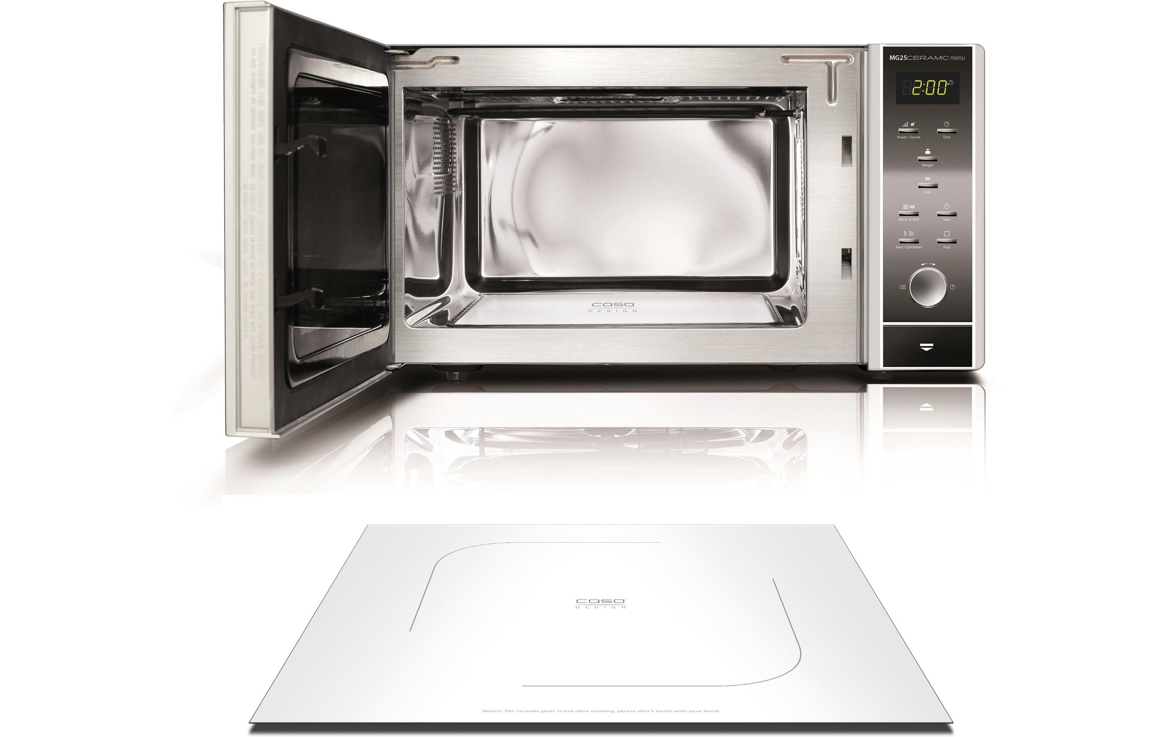Caso Mikrowelle »MG25 Ceramic Menu« 900 W
