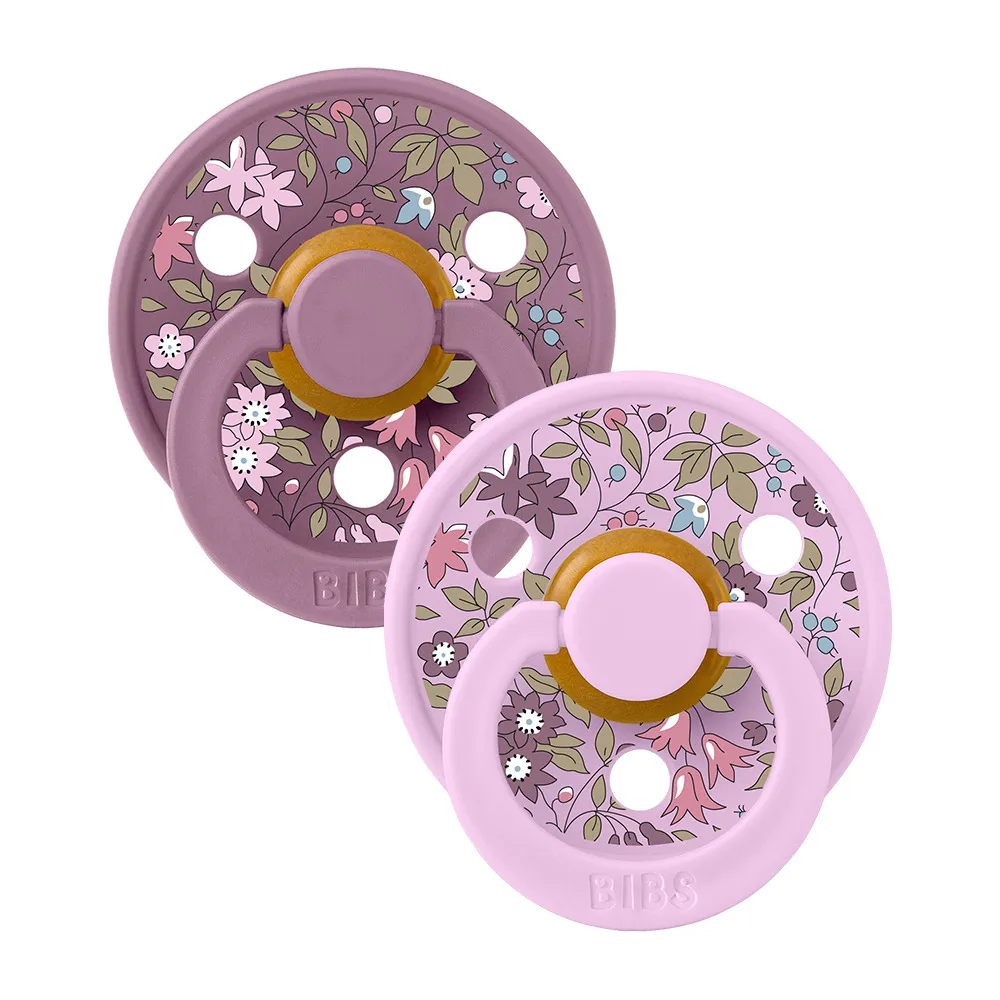 BIBS x Liberty Colour Latex Rund Chamomile Lawn - Violet Sky Mix - flere størrelser