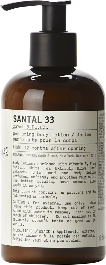 Le Labo Santal 33 Perfuming Body Lotion 237ml
