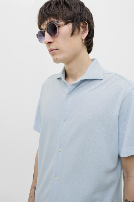 Jack & Jones blauwe heren overhemd