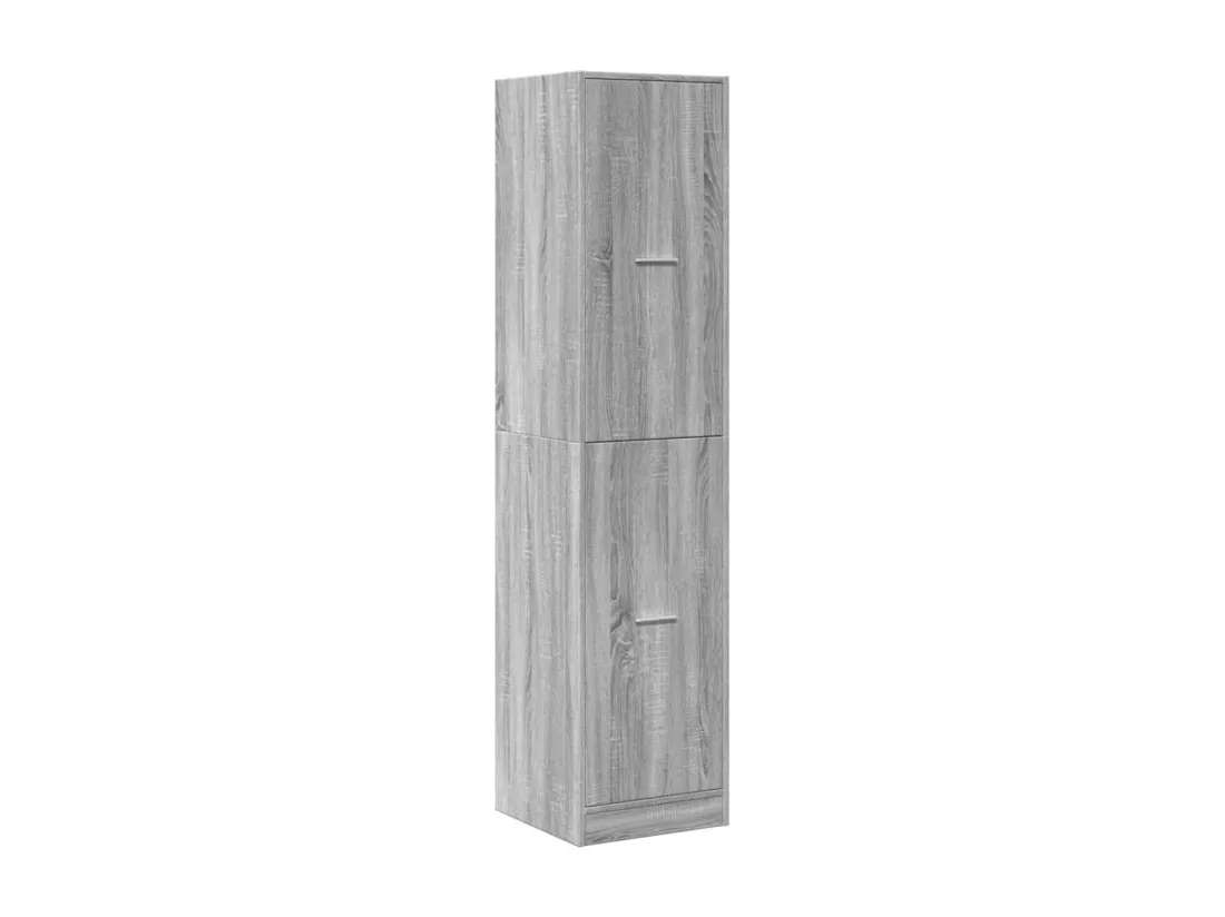 Armoire apothicaire sonoma gris 40x41x174,5cm bois d'ingénierie