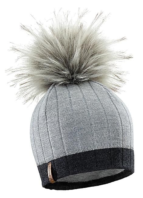 LE DRAPO - BONNET POMPON CELESTE