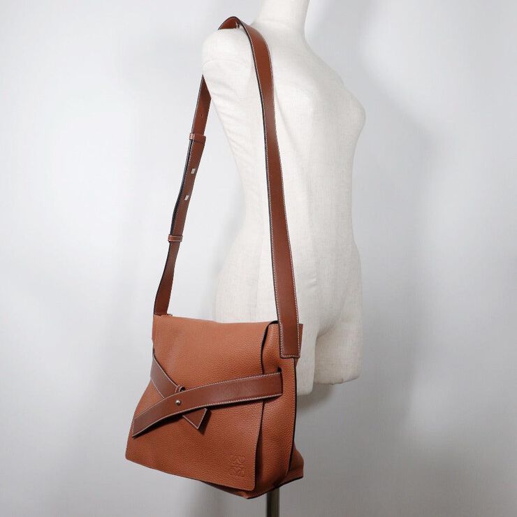 Loewe Vintage Loewe Crossbody Bag Brown