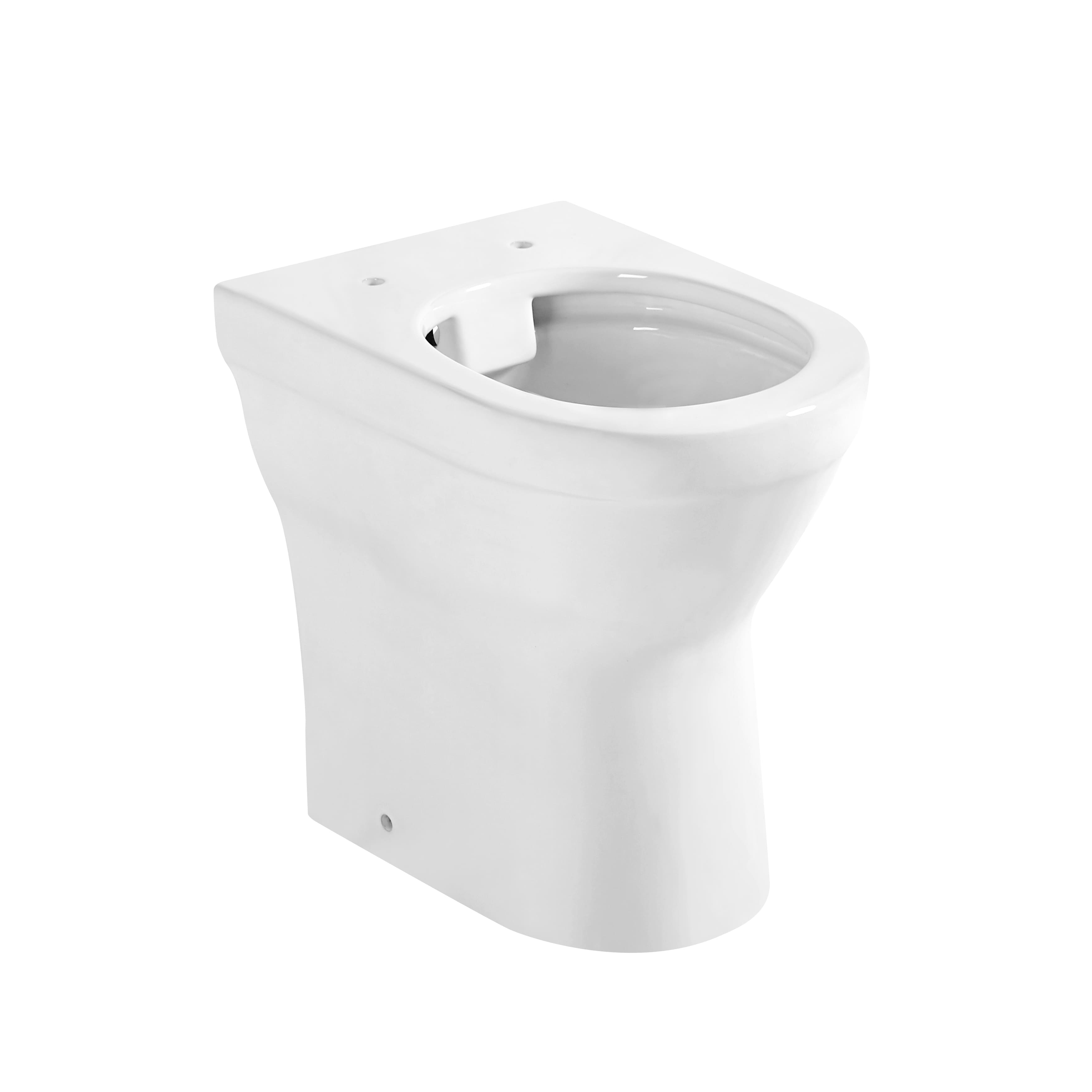 Tiefspül Stand-WC Cozy spülrandlos inkl. Sitz, weiß erhöht