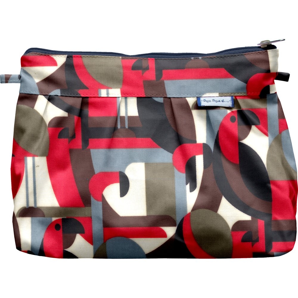 Pochette Plissée Oiseau Pop