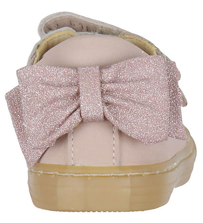 Angulus Schuhe - Rosa m. Glitzerschleife