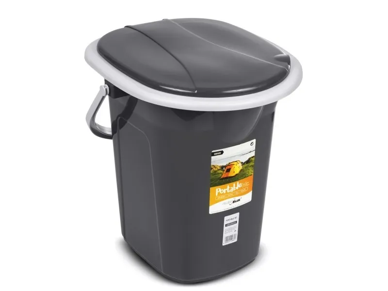 GreenBlue GB320 transportabel campingtoiletspand, 19 l, med håndtag