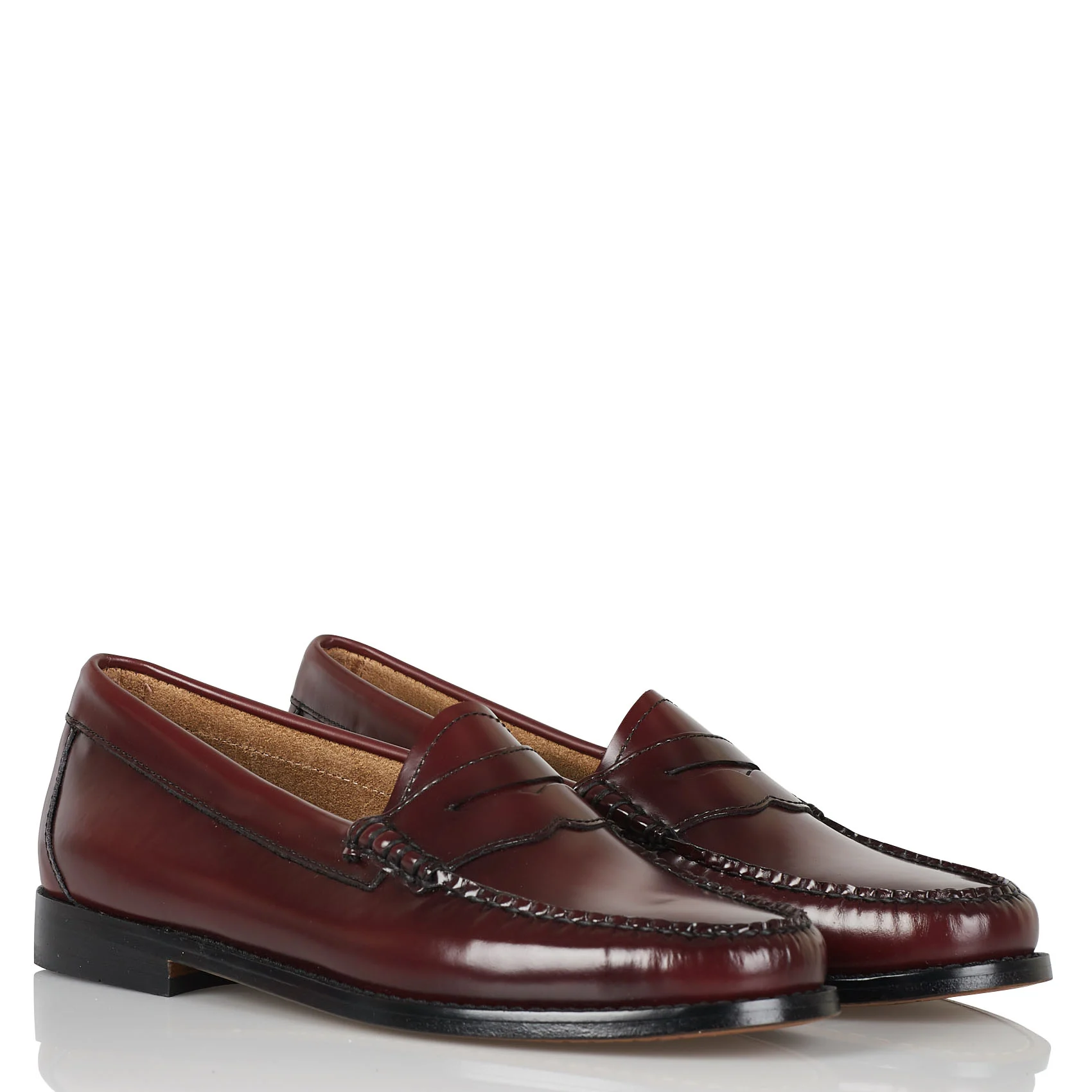 Mocassins en cuir | Rouge