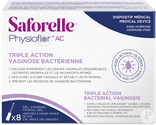 Physioflor AC Gel Vaginal Vaginose Bactérienne Unidoses 8x5ml