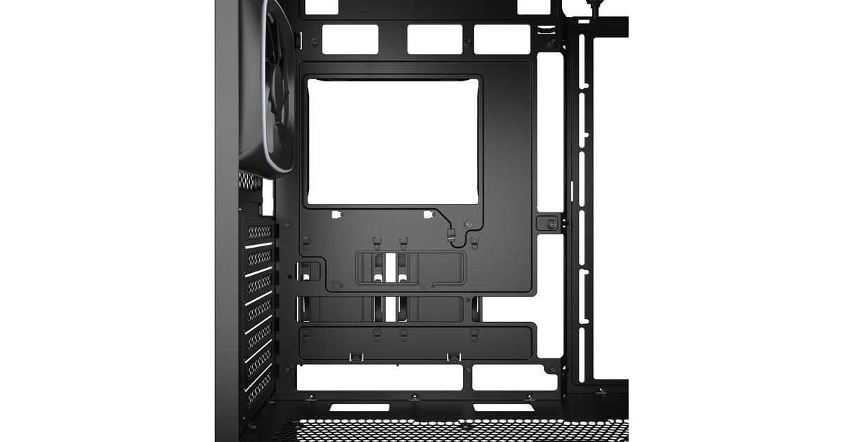 SharkoonAK5M RGB midi tower behuizing  (Zwart | 2x USB-A | 1x USB-C | RGB | Tempered Glass)