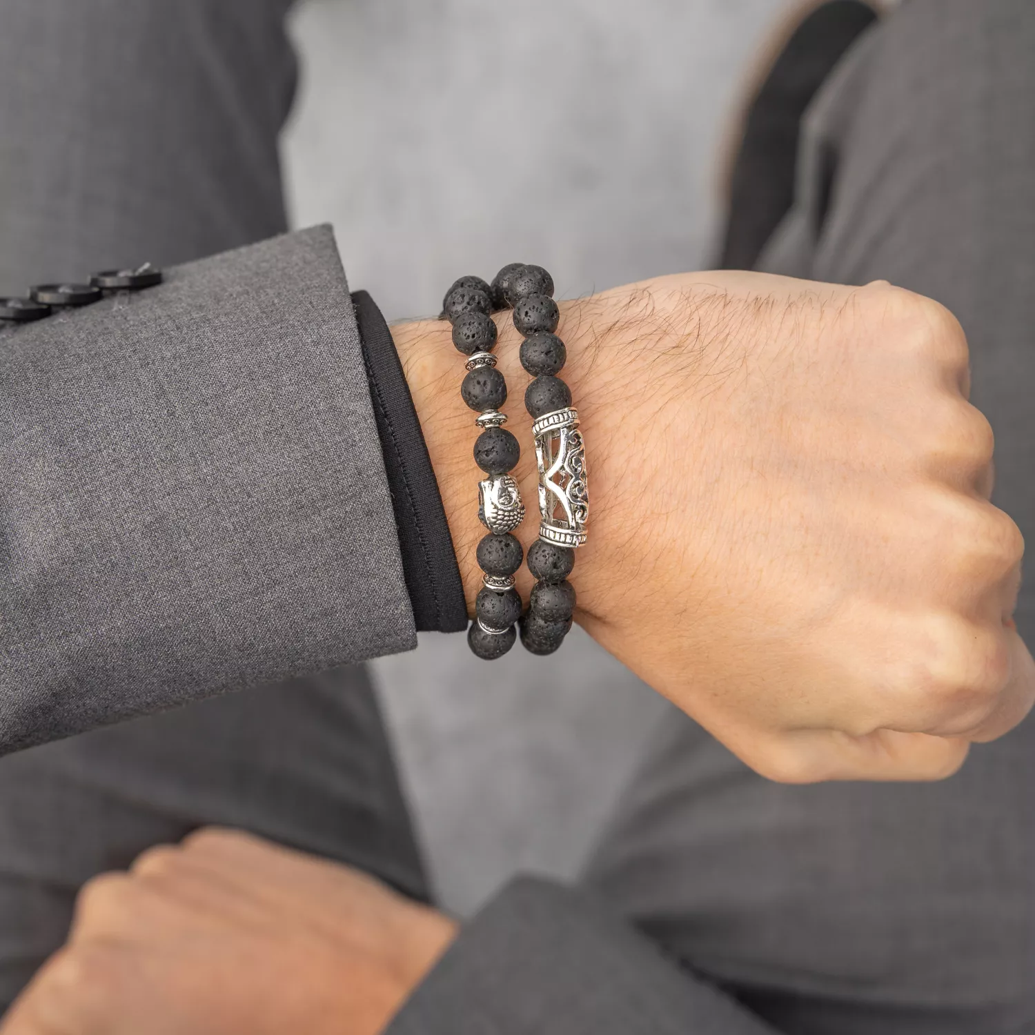 Auxere Double Row Armbånd Sten KXD0209