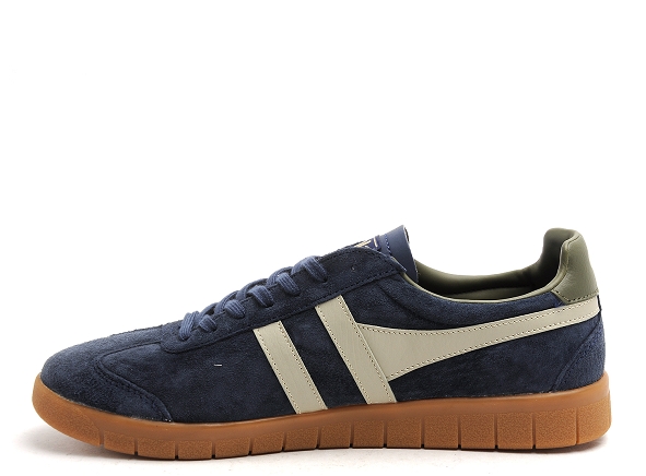Gola basses homme hurricane suede cmb046 bleu