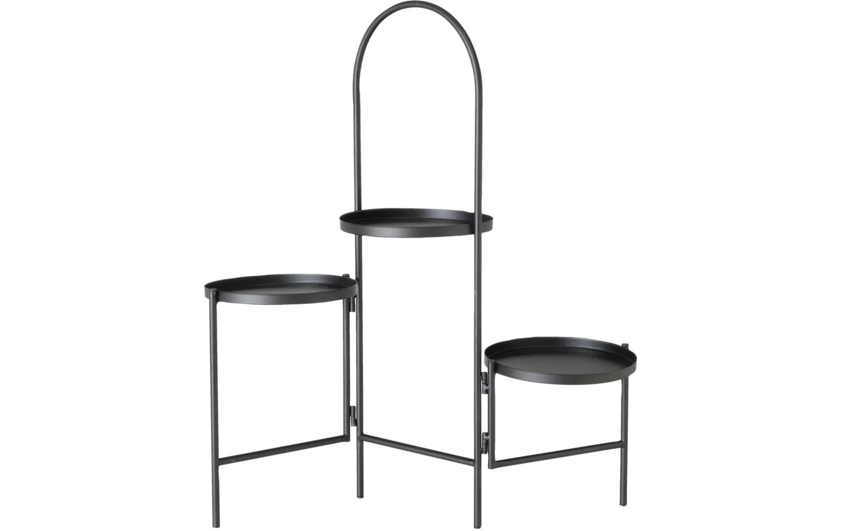 Blumentreppe Mareta 68 cm, SchwarzPflanzenständer