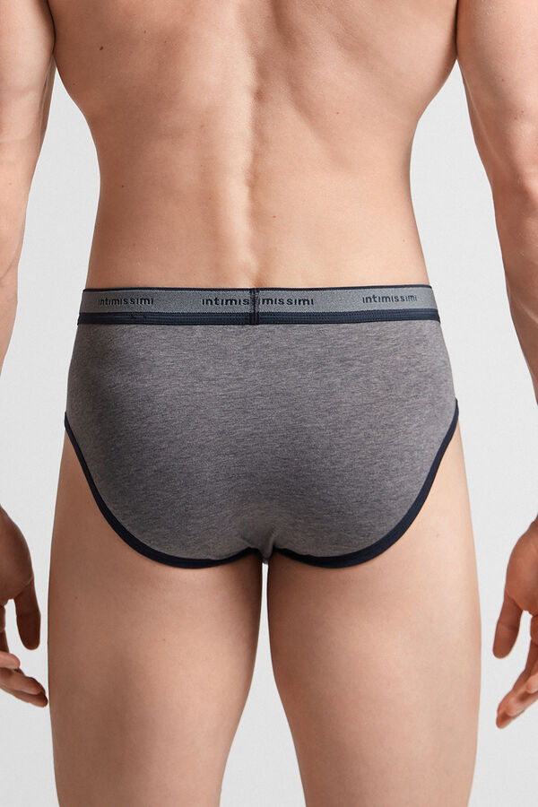 Cueca Supima® Natural Fresh Cotton com logotipo