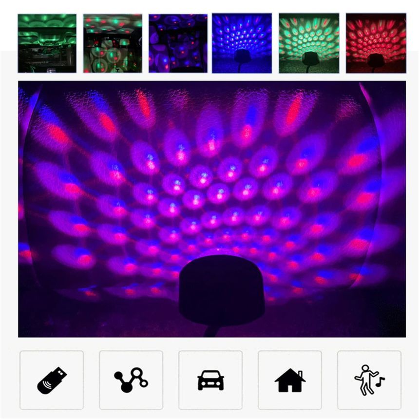 HOMTEC - USB LED Discoballamp
