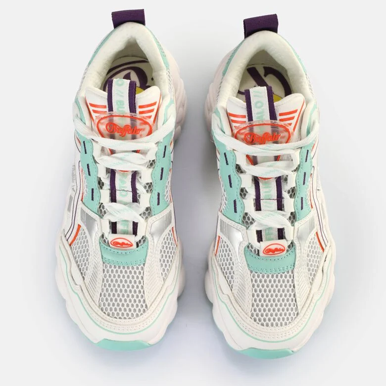 CLD Run Jog Baskets basses véganes, blancmenthecorail
