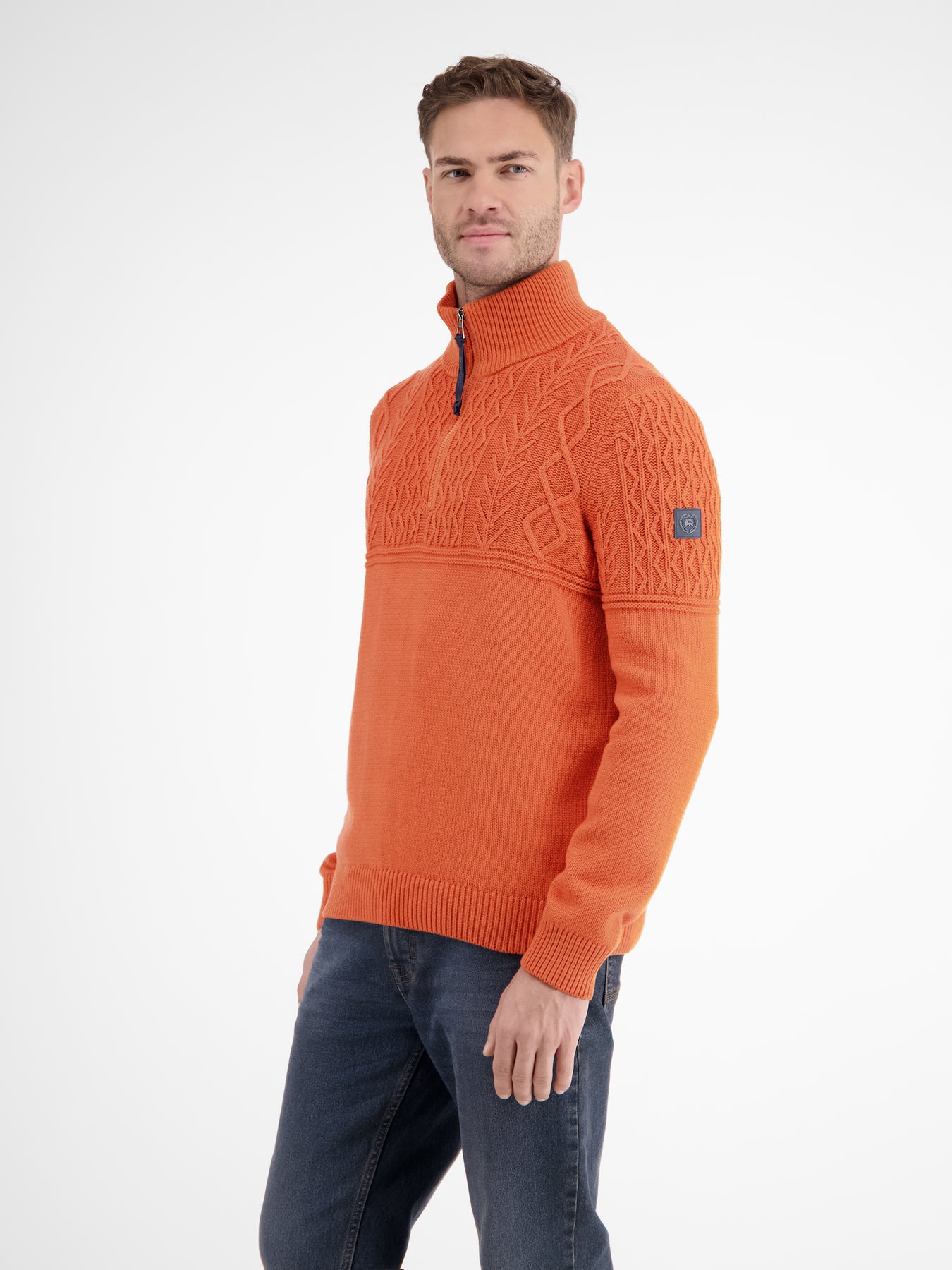 Stricktroyer mit Cable-Muster