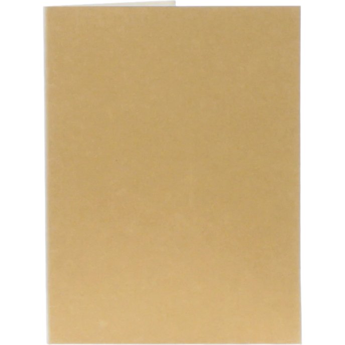 Chemise dossier en carton publicitaire 2 rabats 22,8 x 30,7 cm naturel - Paquet de 50 - marquage 1 couleur