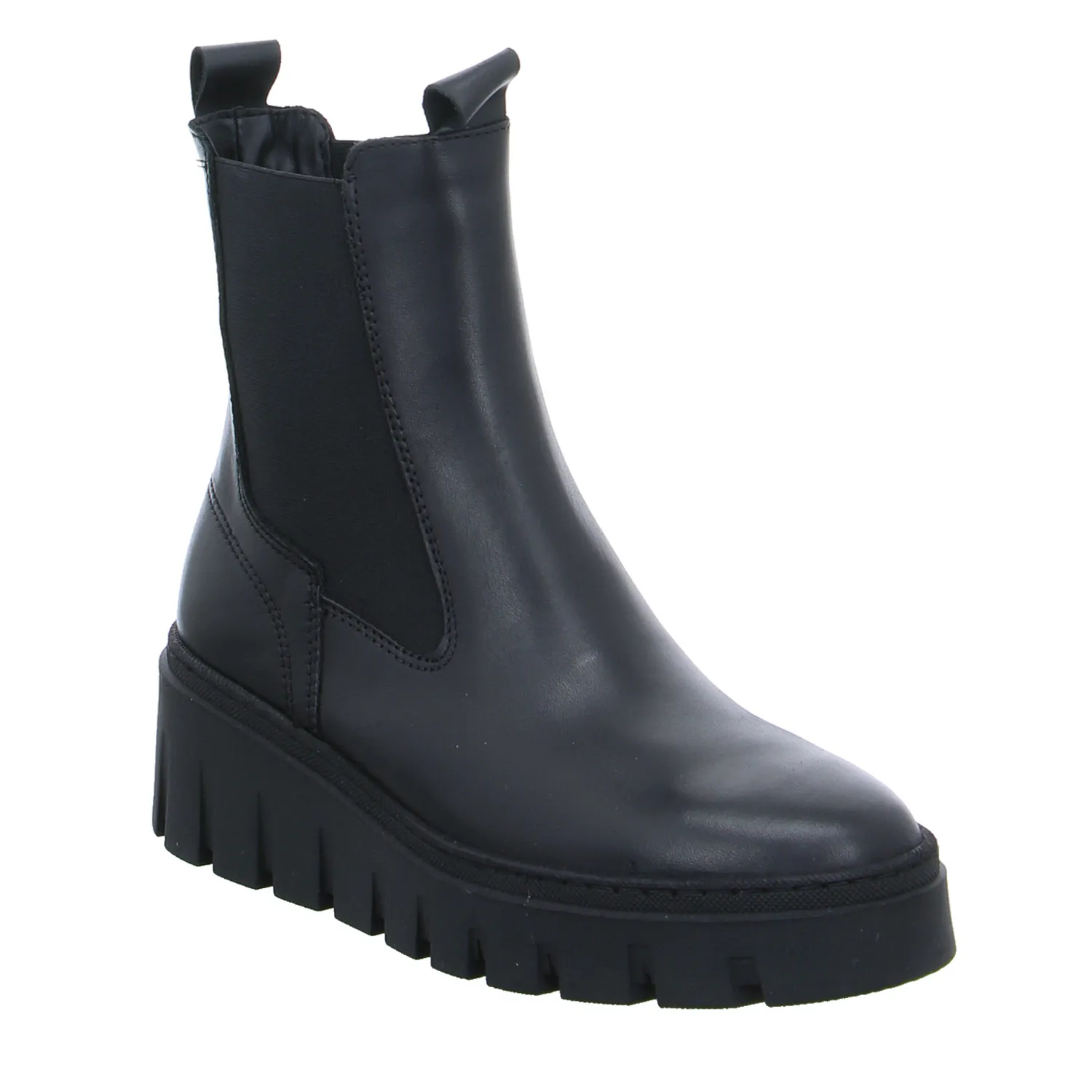 TAMARIS Boot Schwarz Leder