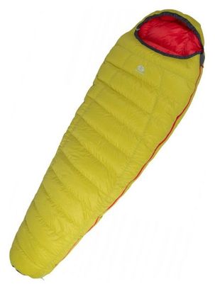 Sac de couchage momie SirJoseph trekking Rimo II 600-gauche 200 cm-jaune