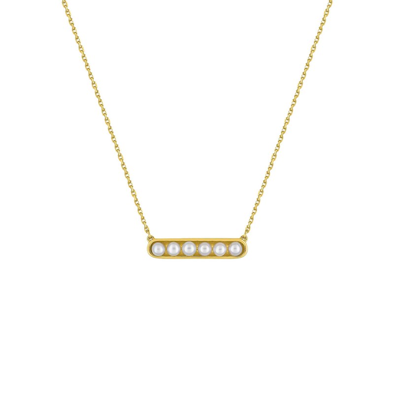 Collier Femme - perle - Or 18 Carats - Longueur : 42 cm