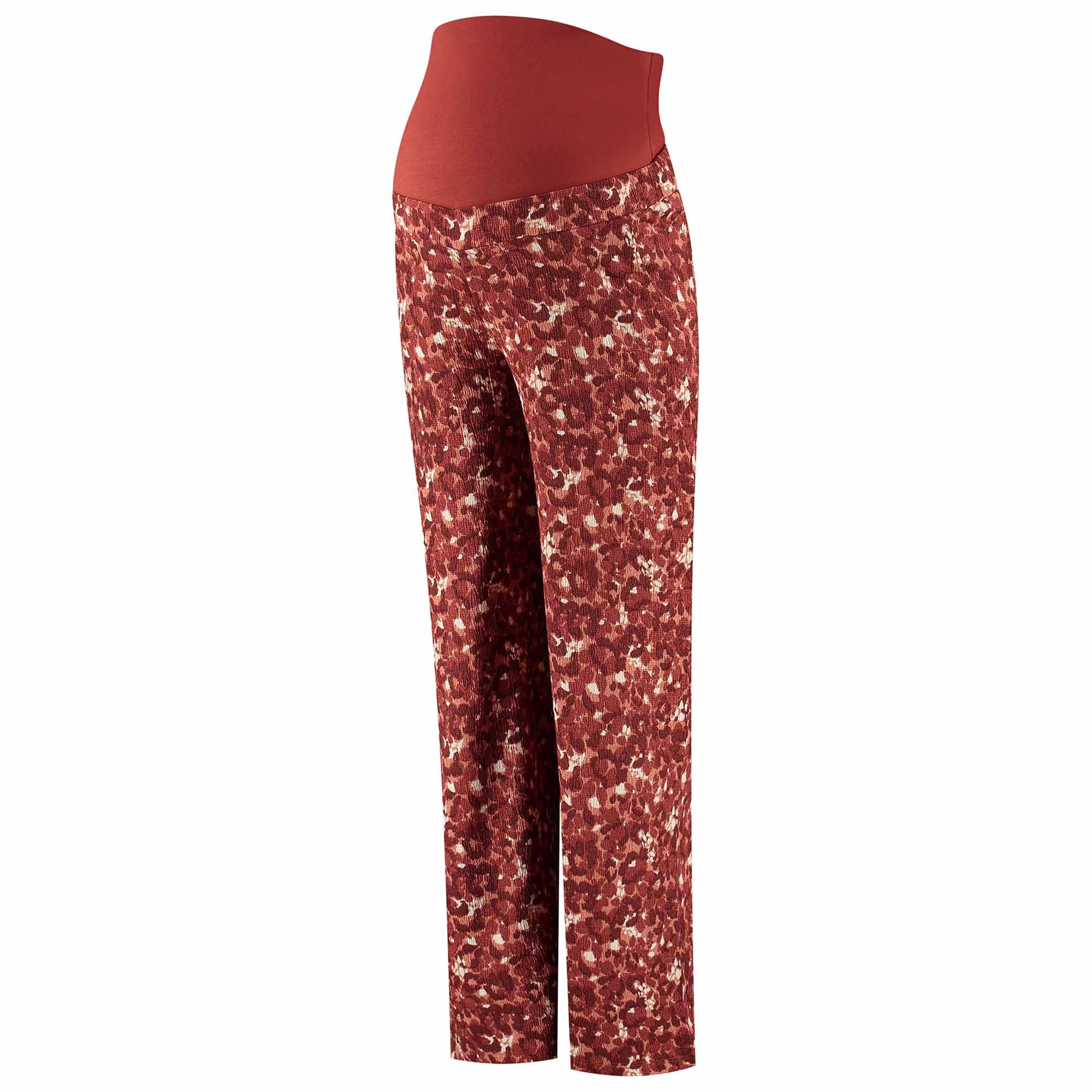 Prénatal zwangerschapsbroek lang all over print multi