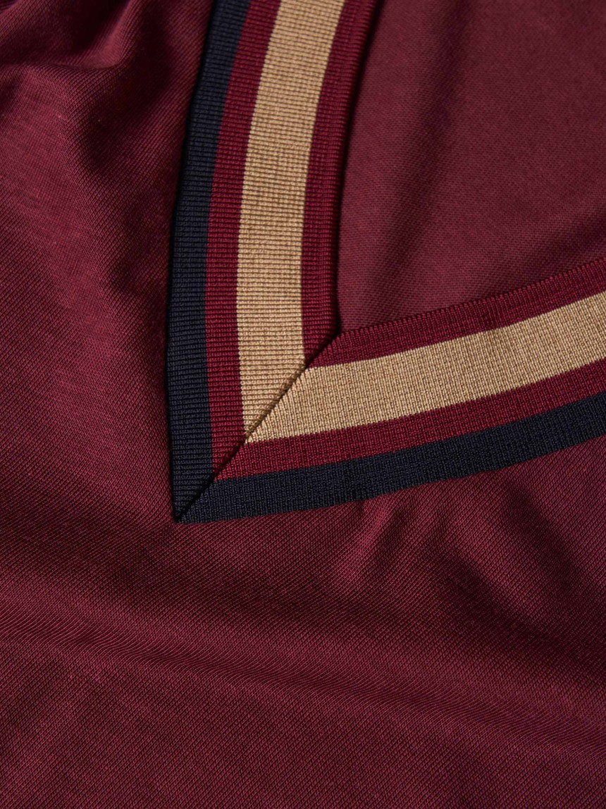 Camisola liocel e algodão decote em V