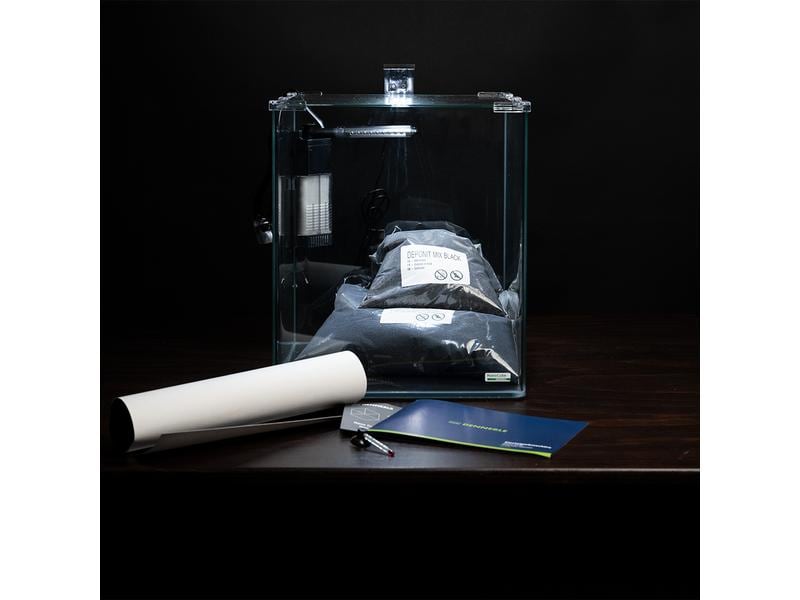 Dennerle Aquarium Nano Cube Complete, 30 l Mini Aquarium Komplettset