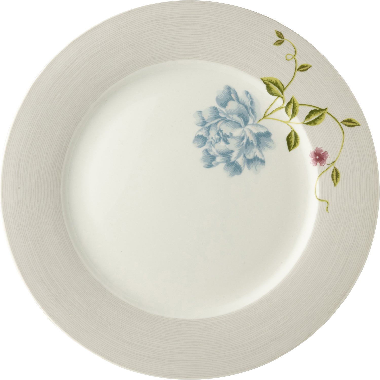 Laura Ashley dinerbord Cobblestone Pinstripe beige D 26,9 H 1,9 cm
