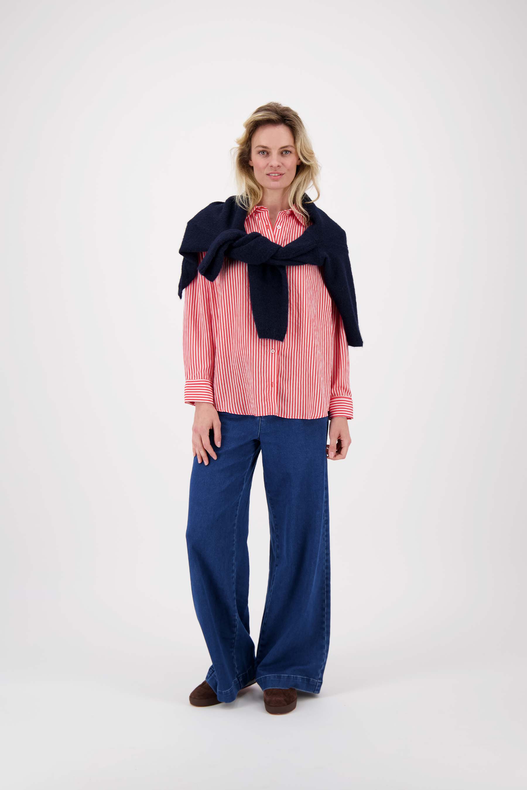 gestreepte blouse