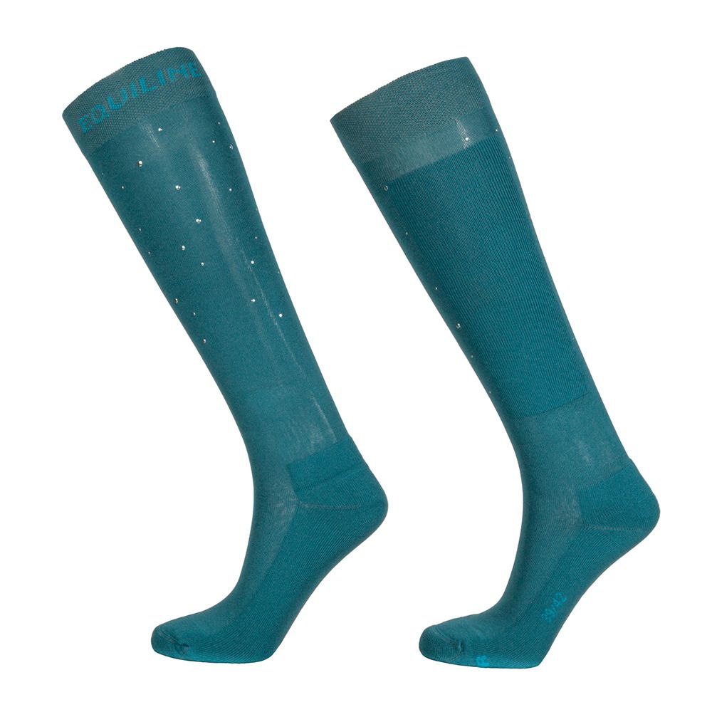 Equiline GLORYG - Chaussettes montantes Femme green beetle