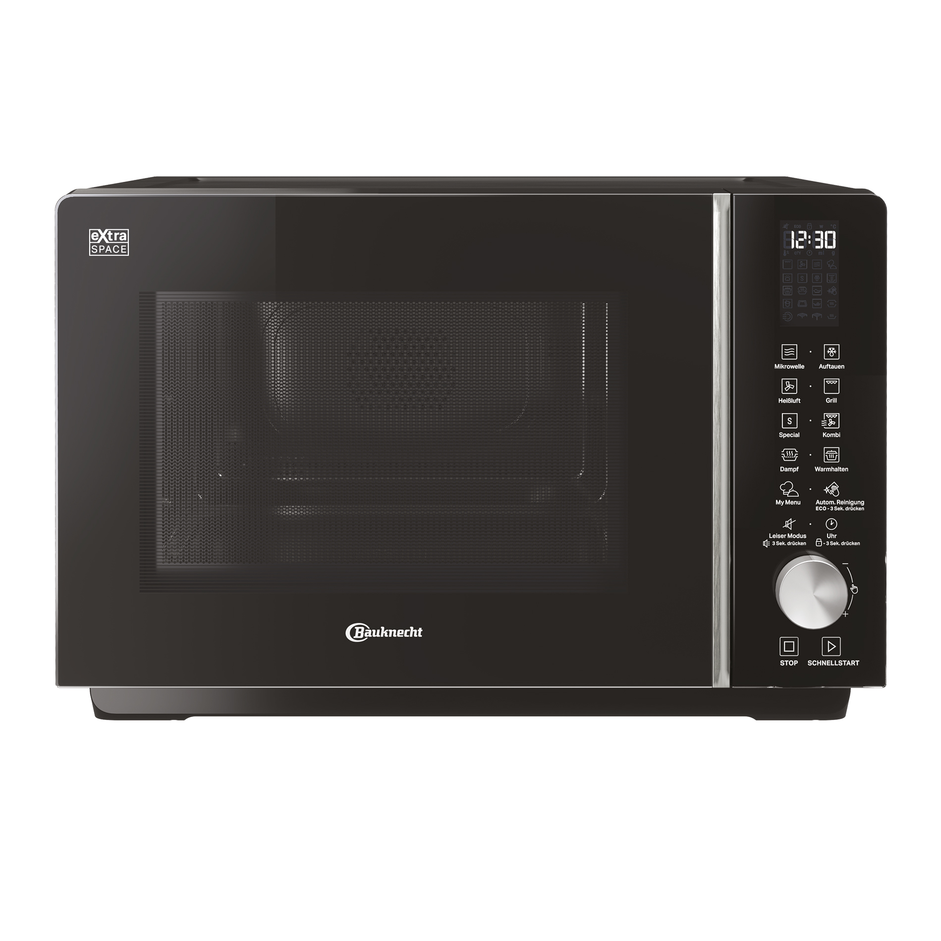 BAUKNECHT Mikrowelle MF 255 B - schwarz - 25 Liter