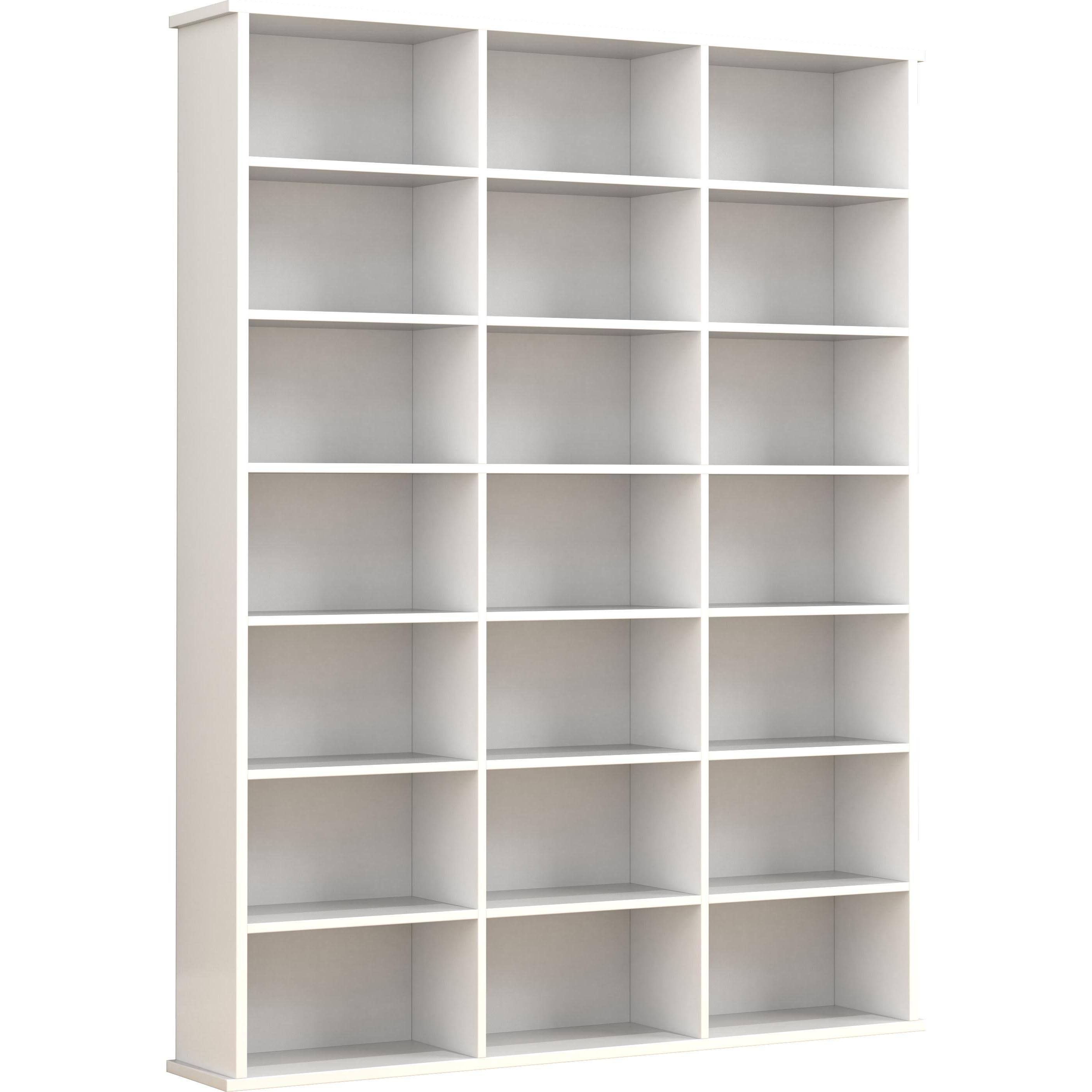 VCM Standregal Bücherregal Regal Megosa M Weiß