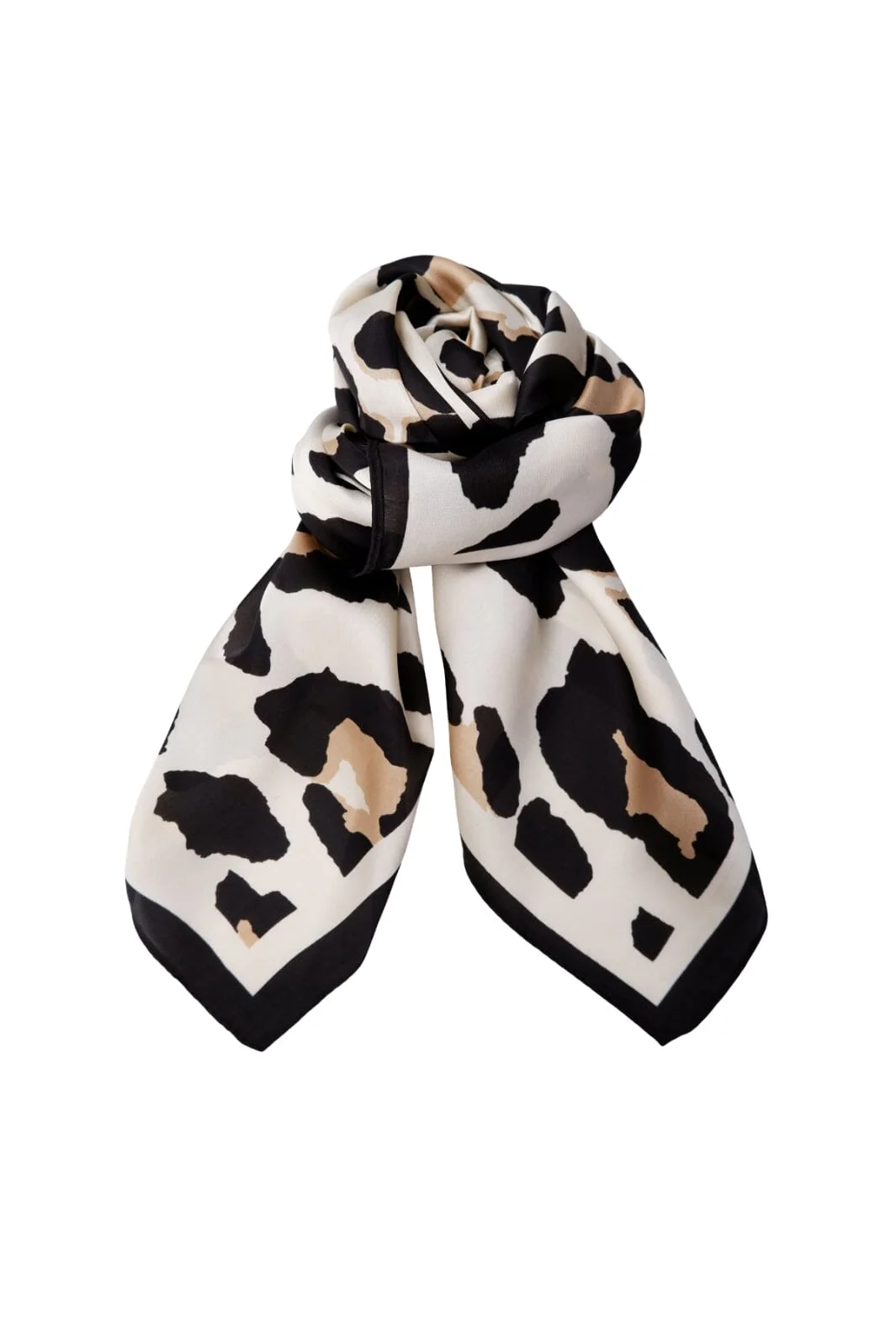 Black Colour Bclexie Mini Scarf 3613 creme leo