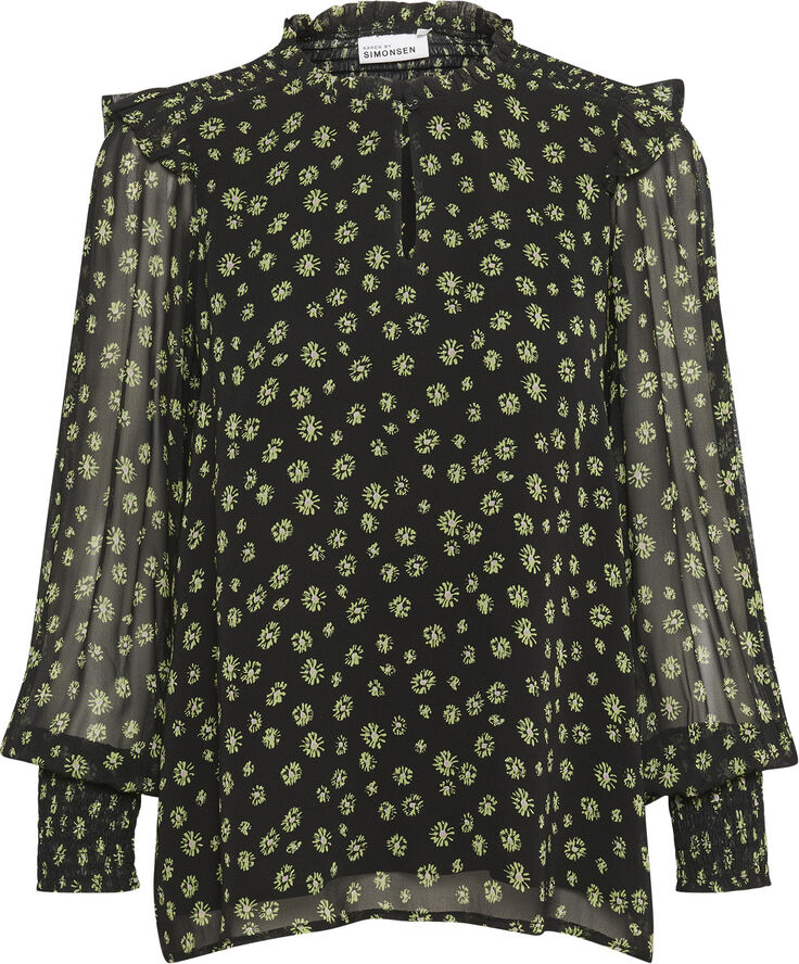 Karen by Simonsen HeyaKB Blouse Petite lime flower