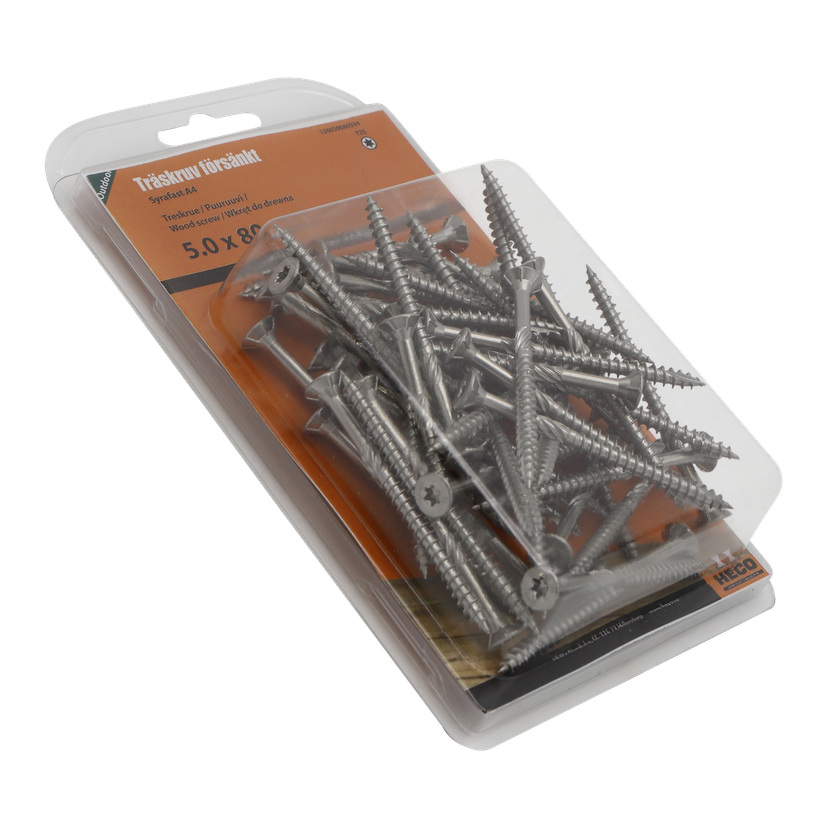 Treskruer 50-pk 5x80 mm