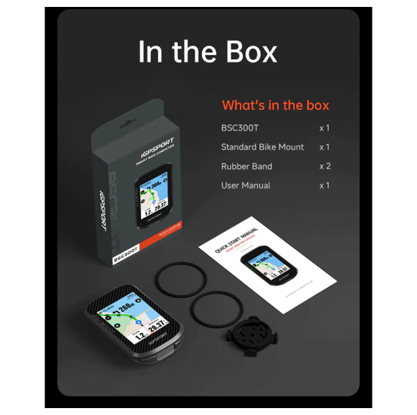iGPSport BSC300T GPS Cykelcomputer