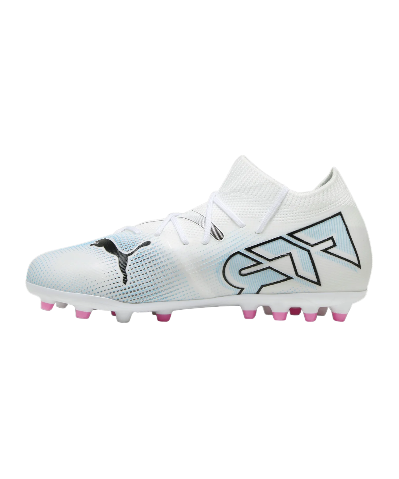 PUMA FUTURE 7 Match MG Phenomenal Jr Kids Weiss Schwarz Pink F01