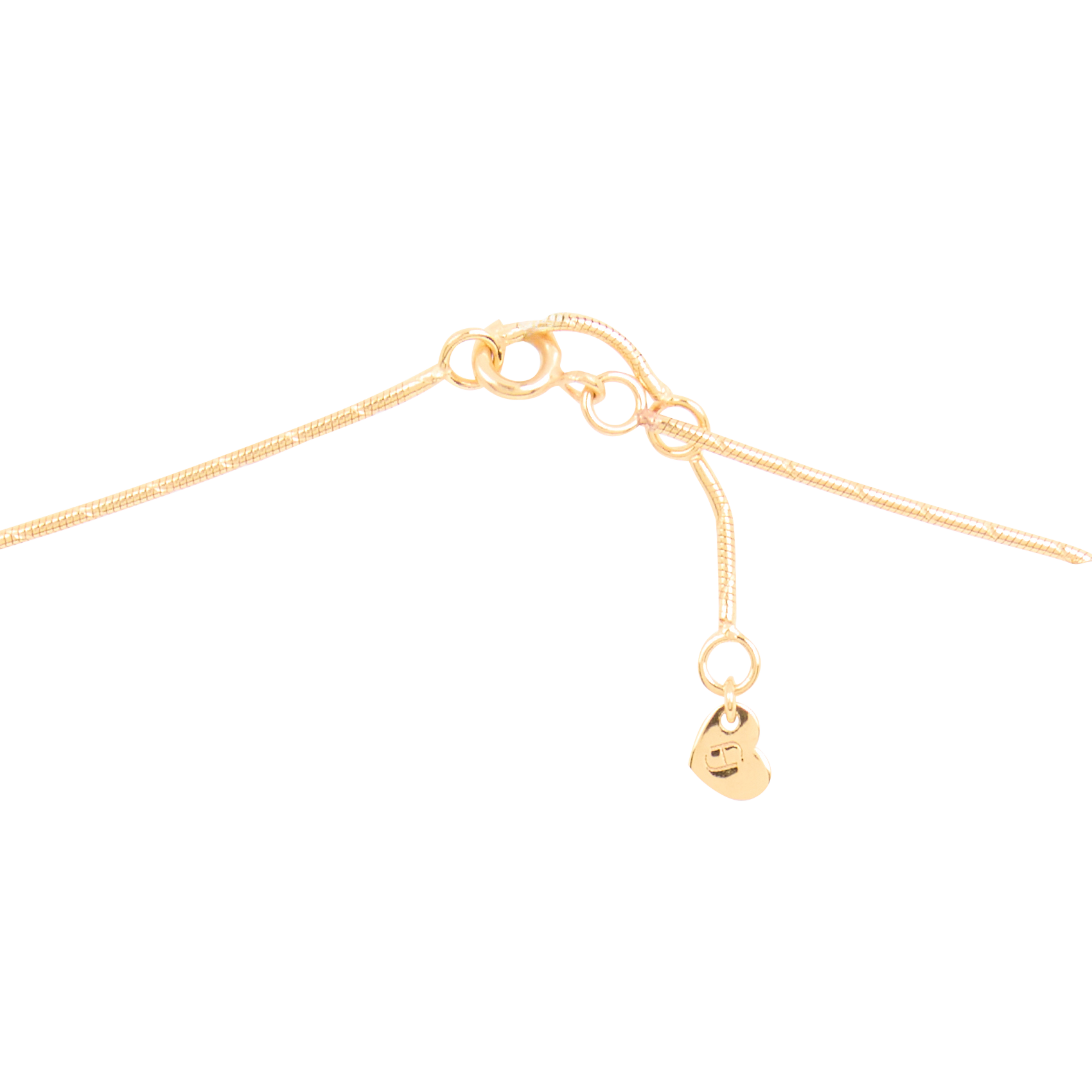 MINI LENORA - Collier en laiton doré | Noir