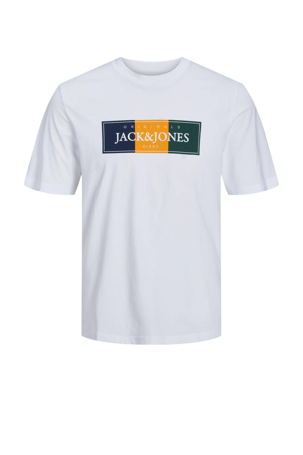JACK & JONES T-shirt JORCODYY met printopdruk wit