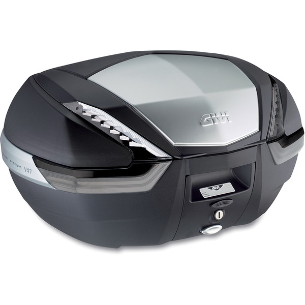 Givi - Top case V47 Noir / Aluminium / Fumé