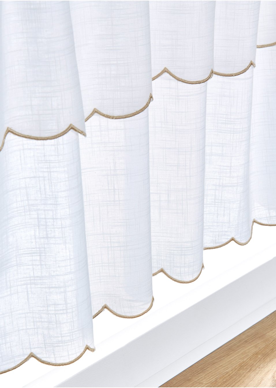 Brise-bise uni en coton